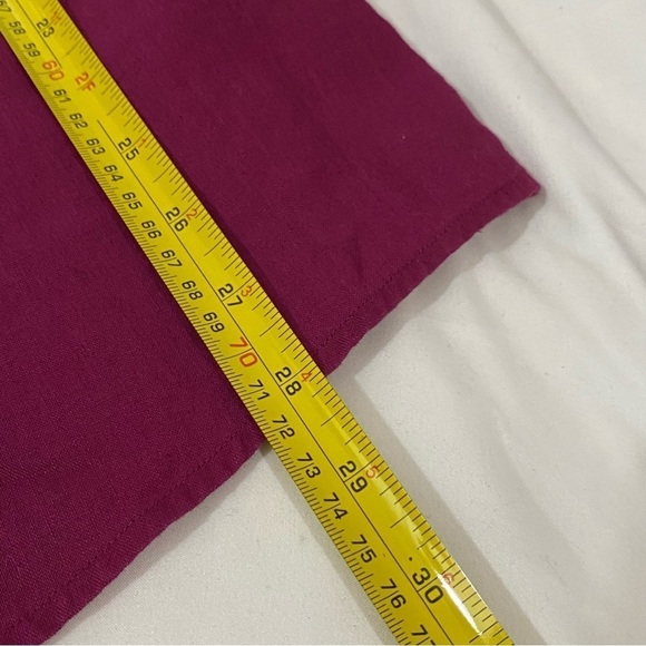 Mexx men burgundy button down preppy casual career work short sleeve shirt - Picture 7 of 8